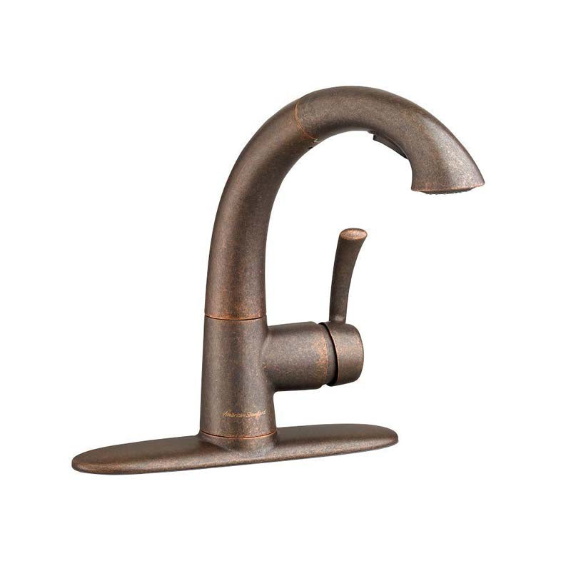 American Standard 4433.150.224 Quince Single-Handle Pull-Out Sprayer Kitchen Faucet in Oil Rubbed Bronze