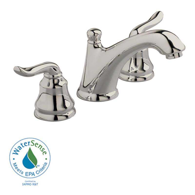 American Standard 4508.801.295 Princeton Widespread 2-Handle Low-Arc Bathroom Faucet in Satin Nickel 