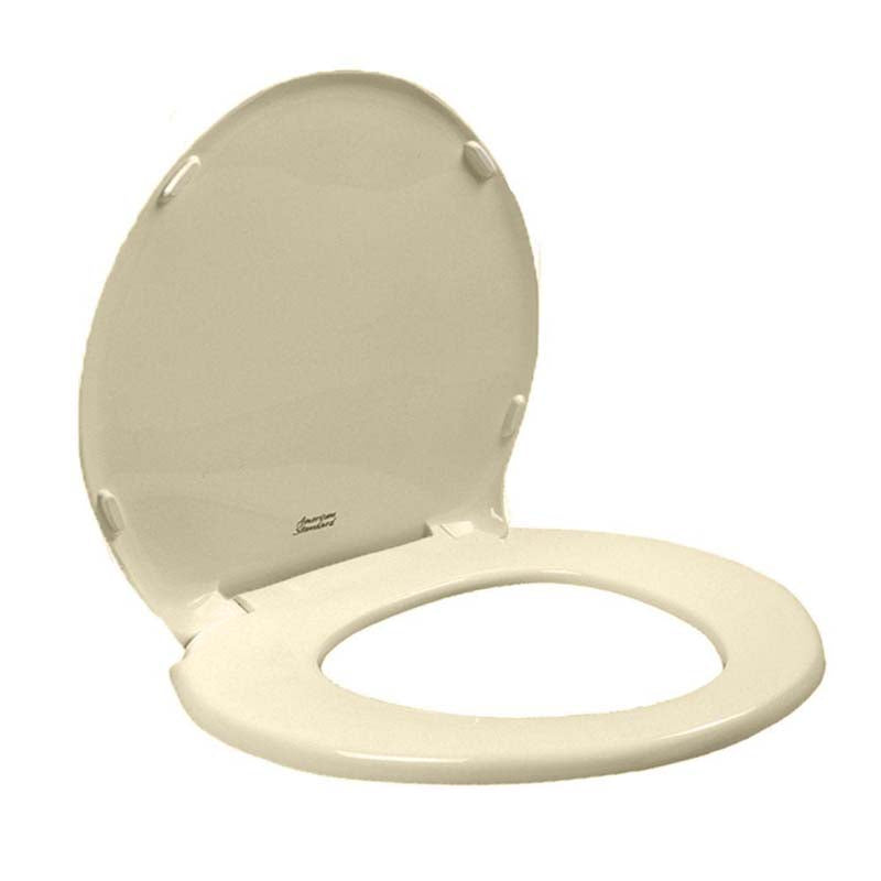 American Standard 5330.010.021 Champion Slow Close Round Front Toilet Seat with Cover in Bone