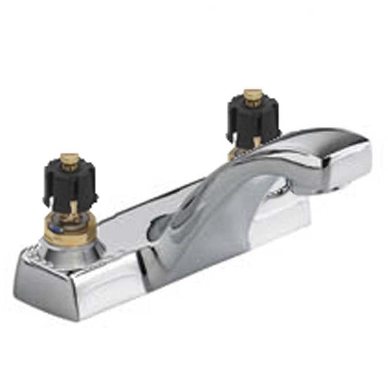 American Standard 5401.000.002 Heritage 4" 2-Handle Bathroom Faucet in Polished Chrome with Pop-up Drain Less Handles