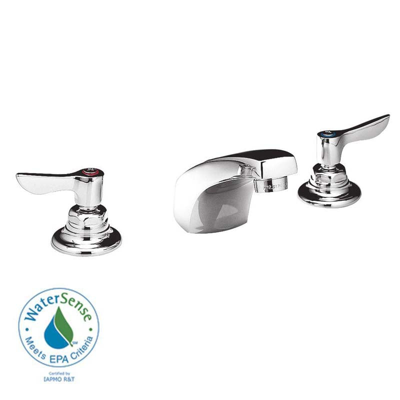 American Standard 6500.140.002 6.25 Monterrey Widespread 2-Handle Low-Arc Bathroom Faucet in Polished Chrome