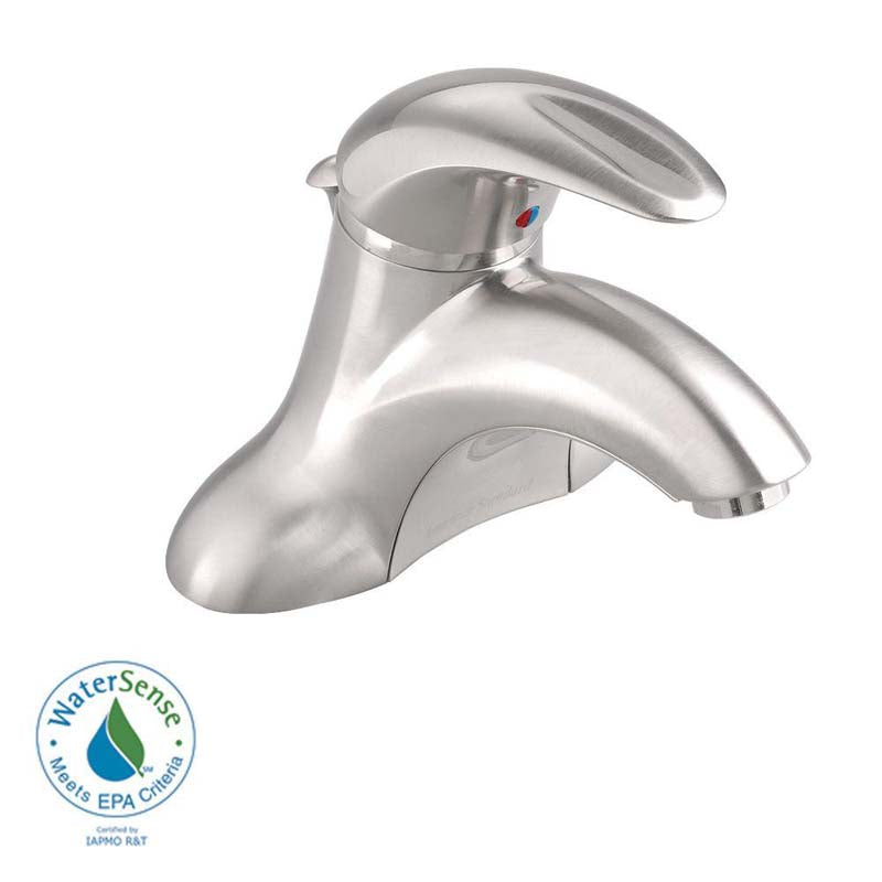 American Standard 7385.000.295 Reliant 3 Single Hole 1-Handle Low-Arc Bathroom Faucet in Satin Nickel