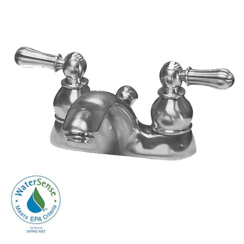 American Standard 7411.732.295 Hampton 4" 2-Handle Low-Arc Bathroom Faucet in Satin Nickel