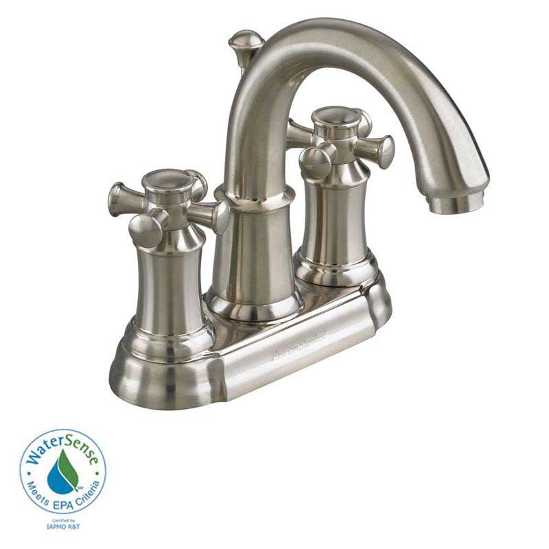 American Standard 7420.221.295 Portsmouth 2-Handle High Arc Bathroom Faucet with Speed Connect Drain in Satin Nickel