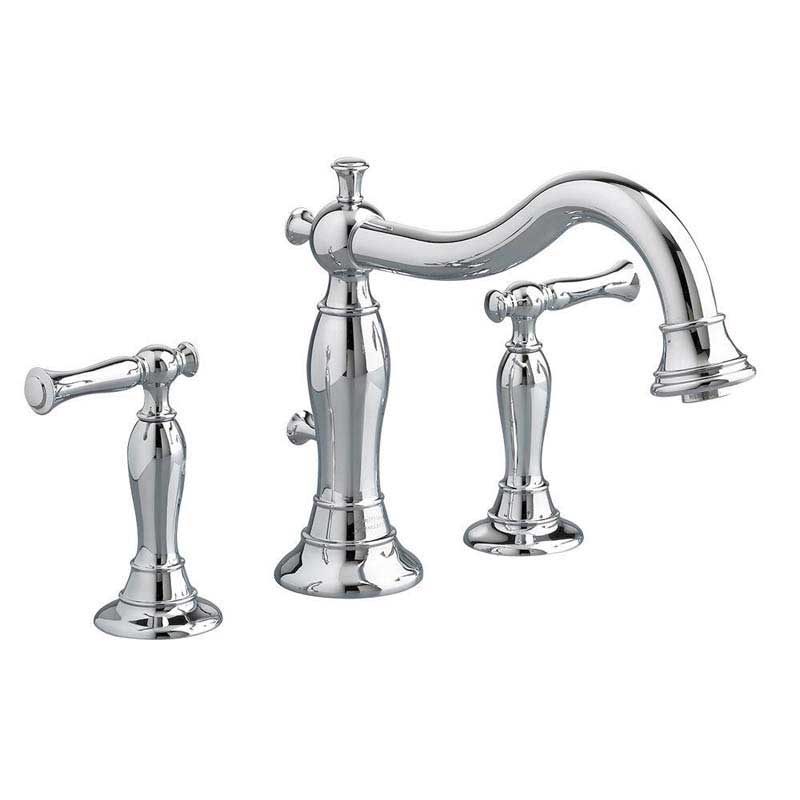 American Standard 7440.900.002 Quentin 2-Handle Deck-Mount Roman Tub Faucet with Less Handshower in Polished Chrome