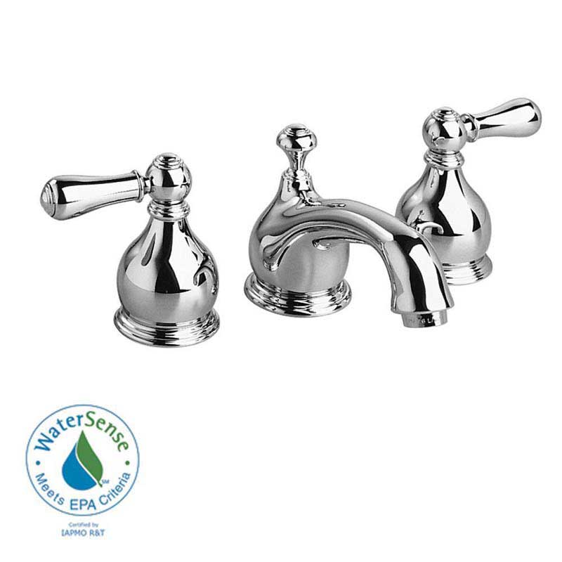American Standard 7871.732.002 Hampton 8" Widespread 2-Handle Low-Arc Bathroom Faucet in Chrome with Speed Connect Pop Up Drain