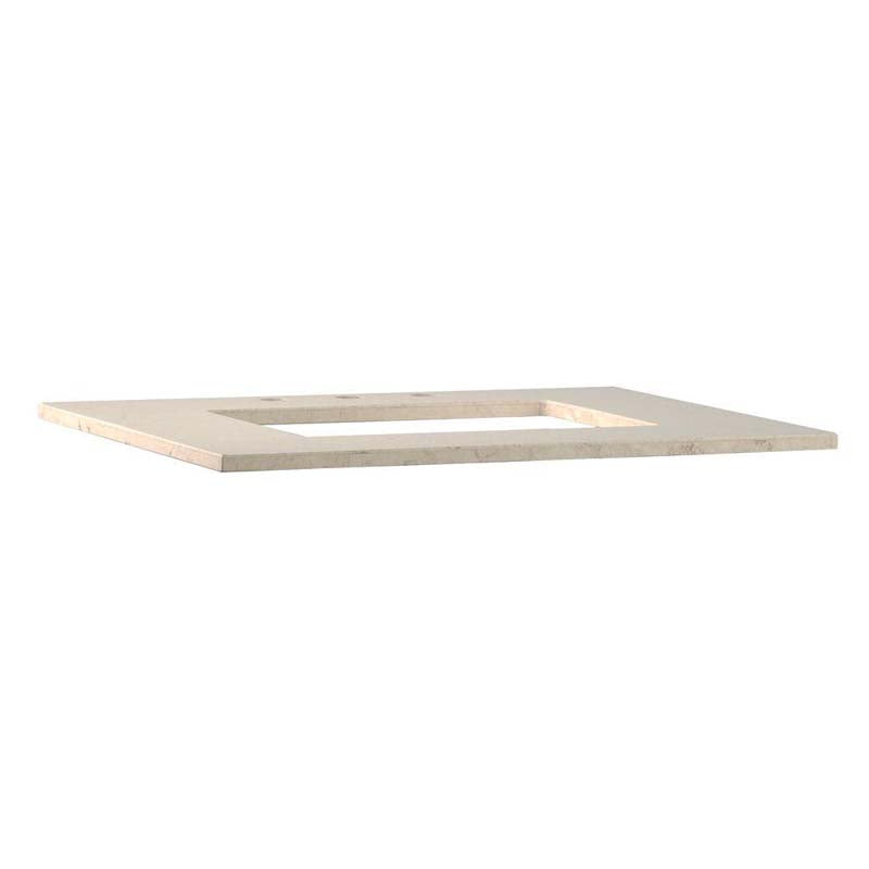 American Standard 9205.130.250 Studio 30" Laminated Marble Vanity Top in Cream with no Basin Included