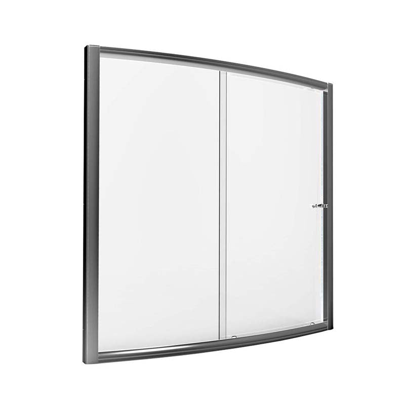 American Standard AM00548.400.295 Ovation 48" x 72" Framed Bypass Shower Door in Satin Nickel and Clear Glass