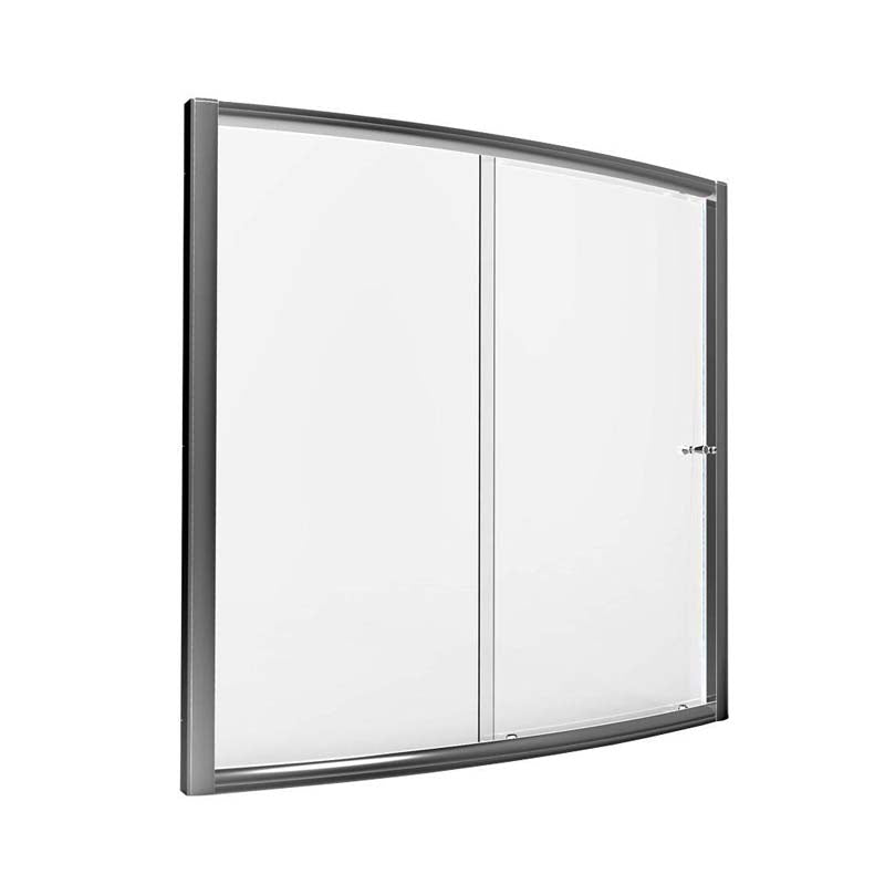American Standard AM00560.400.295 Ovation 60" x 72" Framed Bypass Shower Door in Satin Nickel and Clear Glass