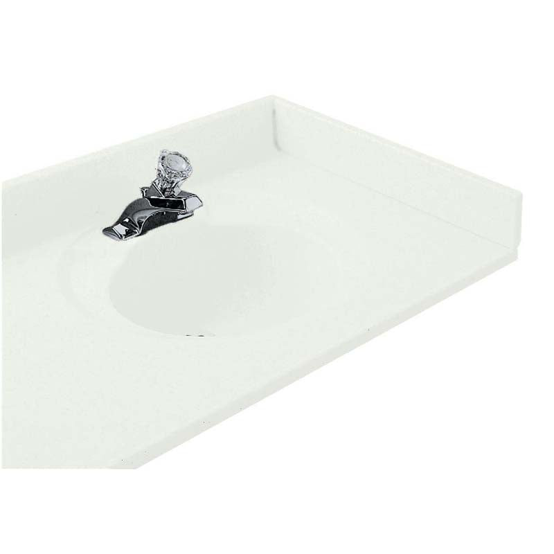 American Standard CMB8229.800 19" Cultured Marble Right Hand Sidesplash in White