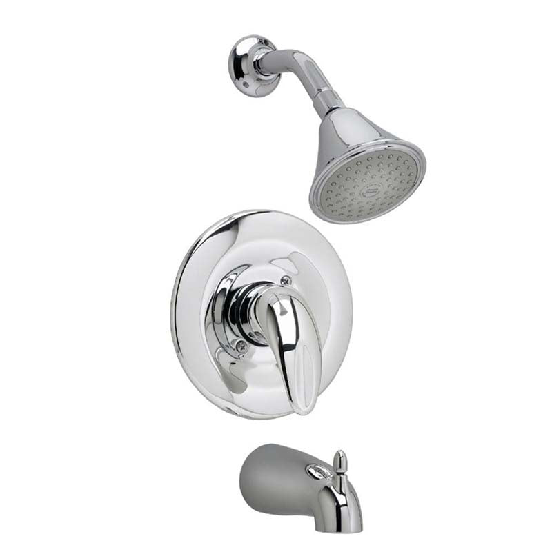 American Standard T385.502.002 Reliant 1-Handle Bath and Shower Valve Trim Kit in Polished Chrome (Valve Not Included)