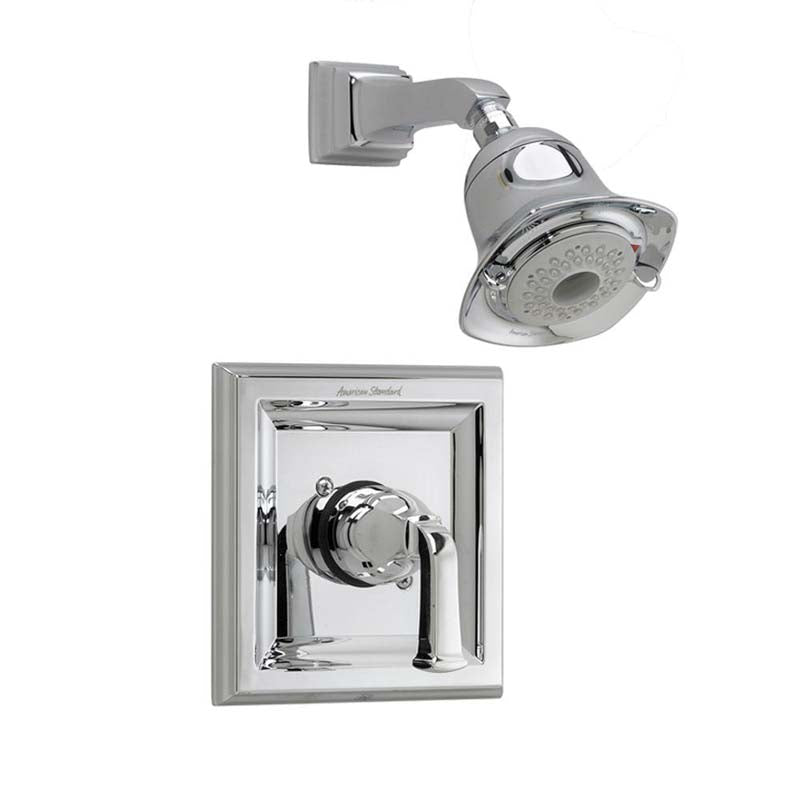 American Standard T555.527.002 Town Square Single-Handle 3-Function Shower Only Trim Kit in Polished Chrome Less Rough Valve Body