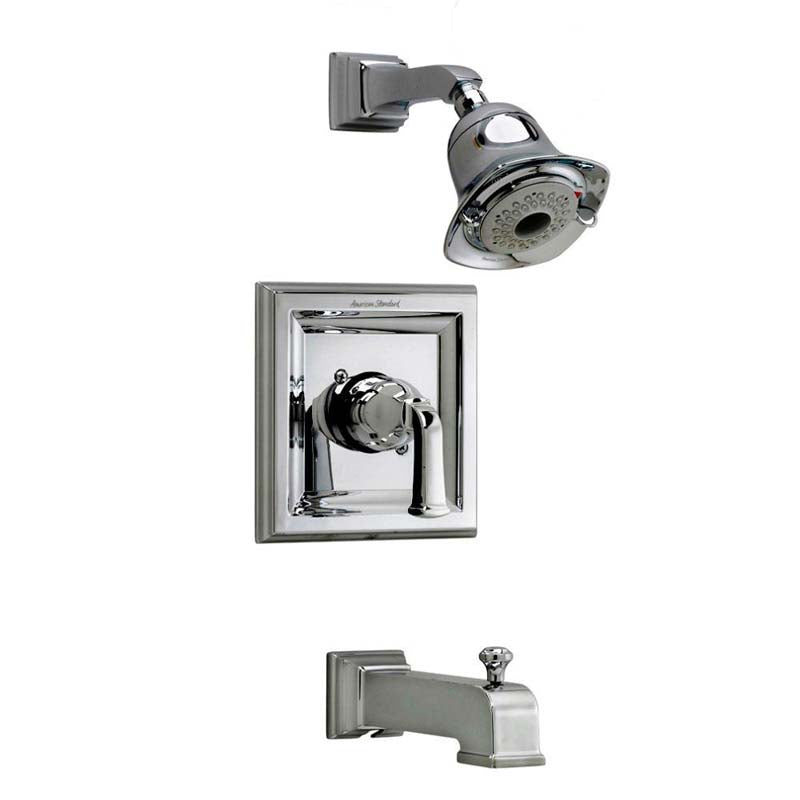 American Standard T555.528.002 Town Square Single-Handle 3-Function Tub and Shower Trim Kit in Polished Chrome with Less Rough Valve Body
