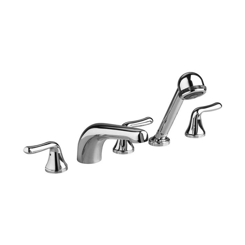 American Standard T975.500.002 Colony Soft 2-Handle Deck Mount Tub Filler Trim Kit in Polished Chrome