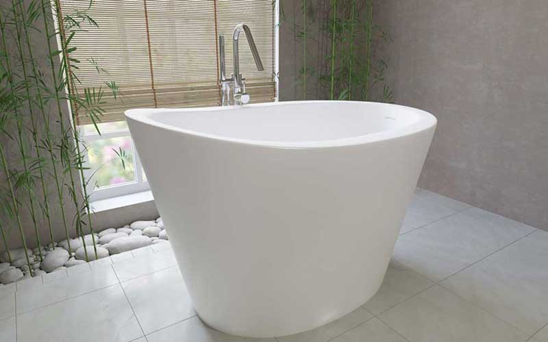 Aquatica True Ofuro Freestanding Stone Japanese Soaking Bathtub 4