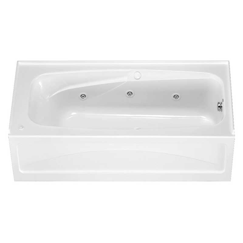 American Standard Colony 66" x 32" Whirlpool Tub with Integral Apron and Hyrdro Massage