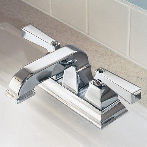 American Standard Town Square Centerset Bathroom Faucet with Double Lever Handles