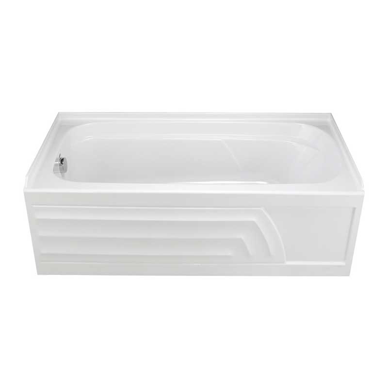 American Standard Colony 60" x 30" Whirlpool Tub with Integral Apron and Hydro Massage