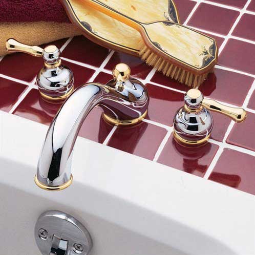 American Standard Amarilis Deck Mount Double Handle Bath Tub Faucet