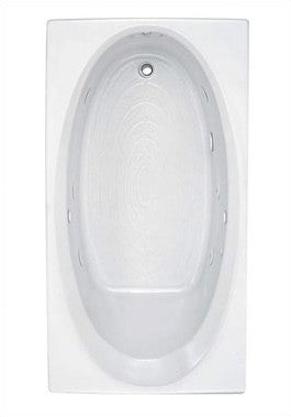 American Standard Evolution 66" x 36" Oval Comfort Jet Whirlpool Tub with Everclean
