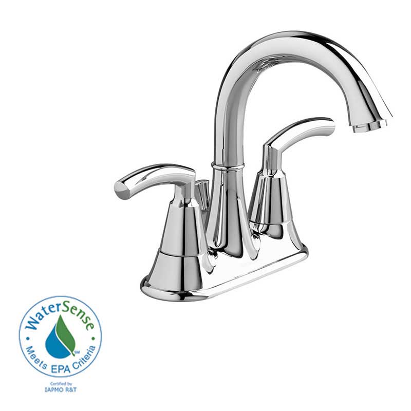 American Standard Tropic Centerset Bathroom Sink Faucet with Double Lever Handles