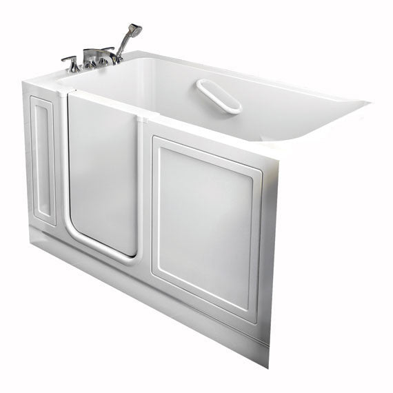 American Standard Acrylic 51" x 26" Walk-In Tub with Air Spa and Drain