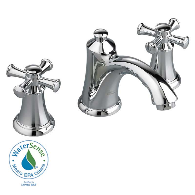 American Standard Portsmouth Widespread Bathroom Faucet with Double Cross Handles