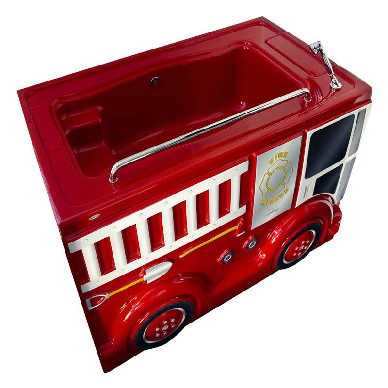 American Standard 60" x 35" Fierce Fire Truck Design Children's FunBath Conversion Kit 3