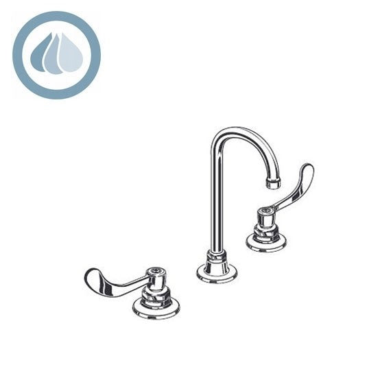 American Standard Monterrey Double Handle Widespread Bathroom Faucet with Limited Swivel Spout