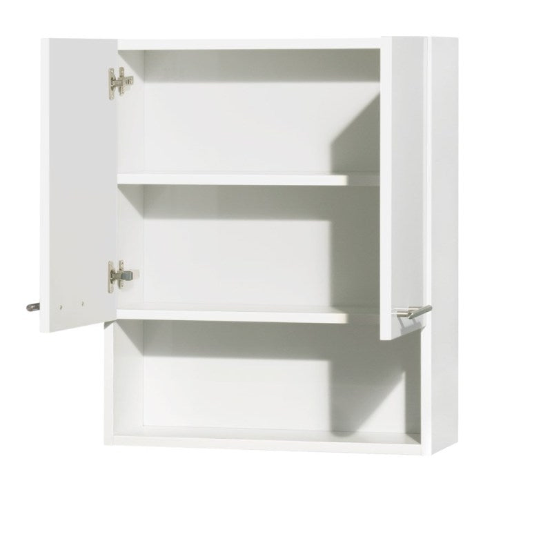 Wyndham Collection Amare Bathroom Wall Cabinet - Glossy White WC-RYV207-WC-WHT 2