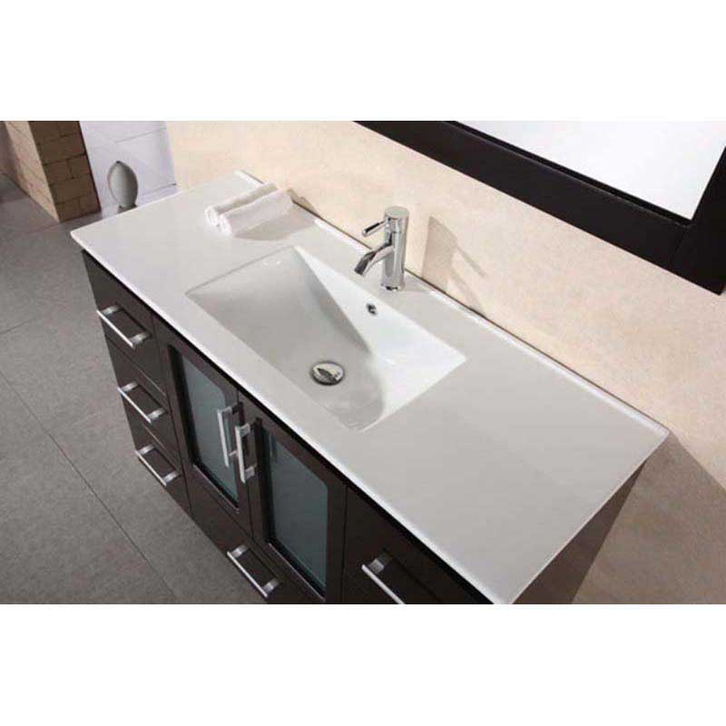 Design Element Stanton 48" Single Sink Vanity Set in Espresso 2