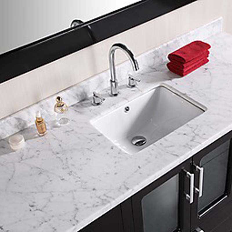 Design Element Stanton 60" Single Sink Vanity Set in Espresso 4