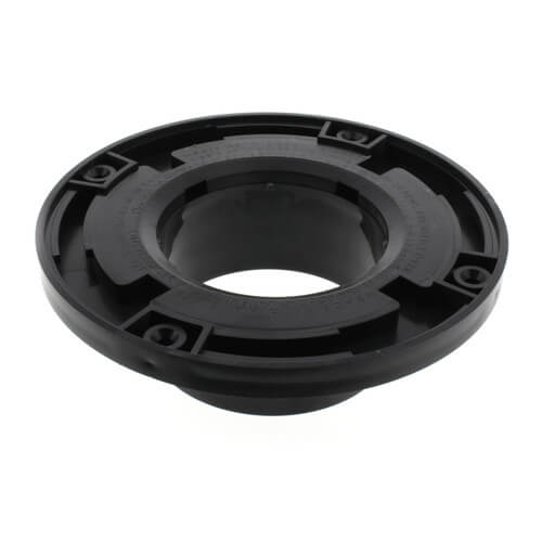 Black Barracuda BB2019 Medical Grade Toilet Flange with Watertight Design, Solvent Weld, Leakages Free, IAPMO's certified, 3" inside 4" outside ABS