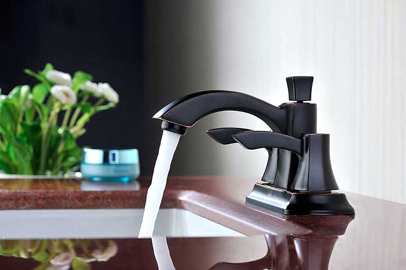 Anzzi Vista Series 2-Handle Bathroom Sink Faucet in Oil Rubbed Bronze 5