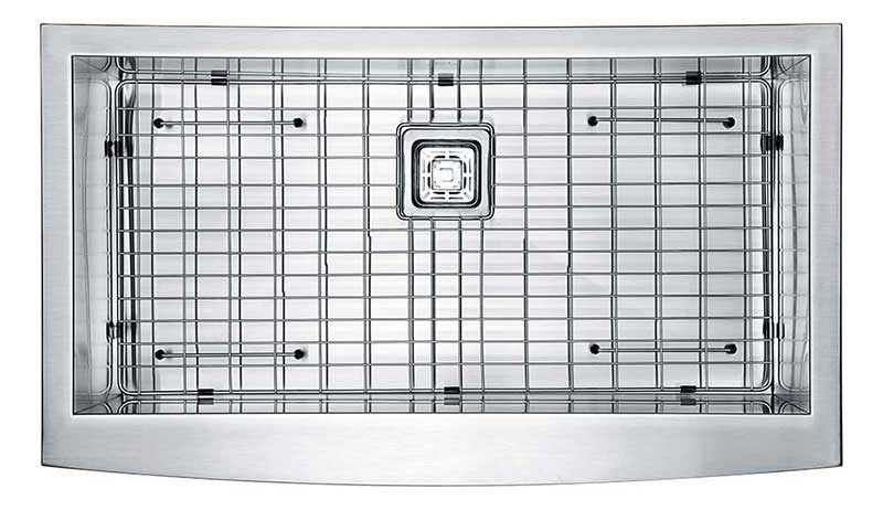 Anzzi ELYSIAN Series 36 in. Farm House Single Basin Handmade Stainless Steel Kitchen Sink 2