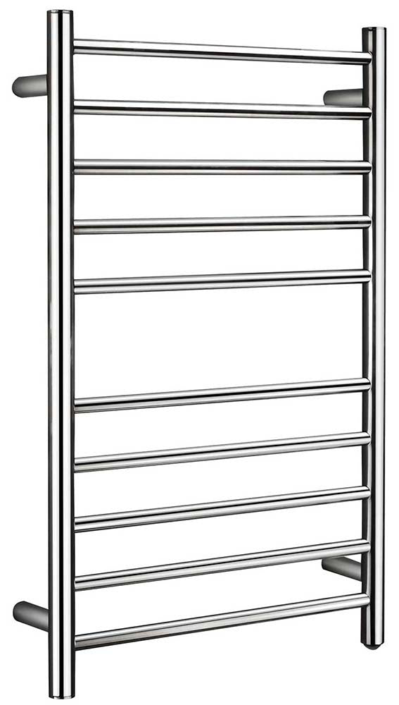 Anzzi Bali Series 10-Bar Stainless Steel Wall Mounted Towel Warmer in Polished Chrome TW-AZ075CH