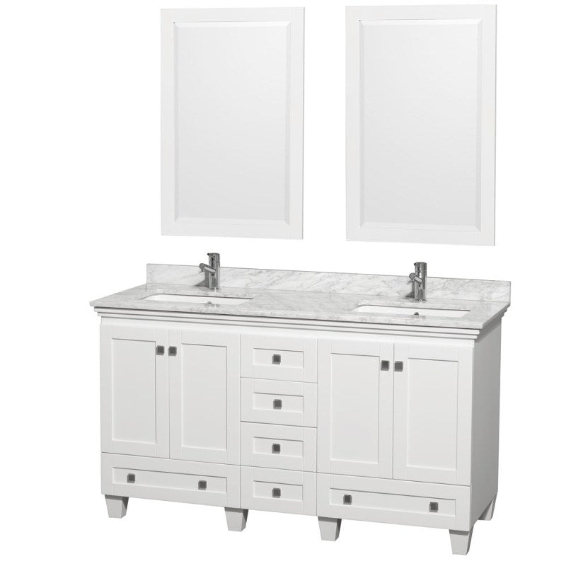 Wyndham Collection Acclaim 60" Double Bathroom Vanity - White WC-CG8000-60-WHT 3