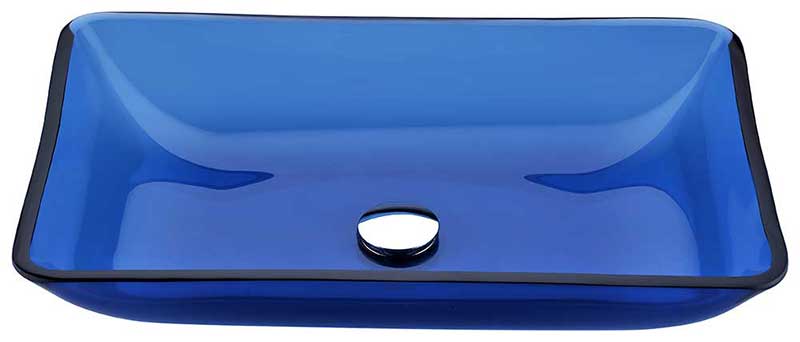 Anzzi Harmony Series Deco-Glass Vessel Sink in Cloud Blue