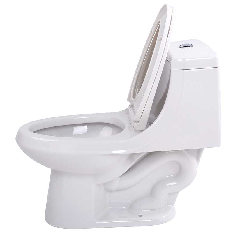 Anzzi Odin 1-piece 1.28 GPF Dual Flush Elongated Toilet in White T1-AZ056 20