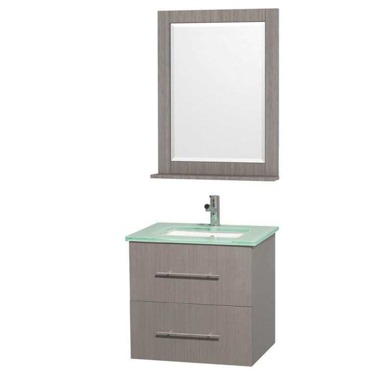 Wyndham Collection Centra 24" Single Bathroom Vanity for Undermount Sinks - Gray Oak WC-WHE009-24-SGL-VAN-GRO- 4