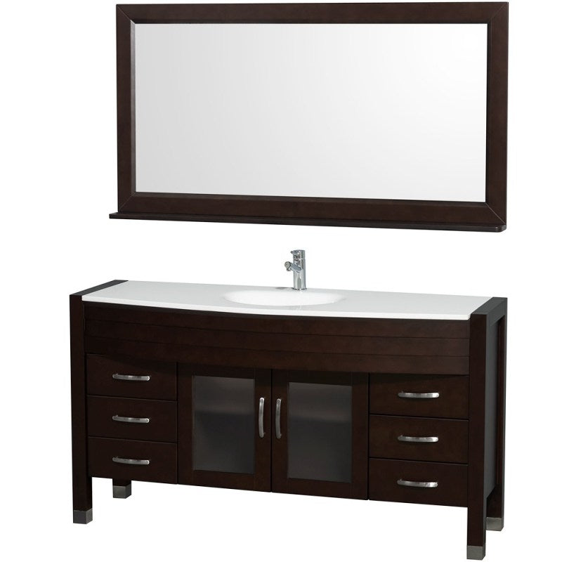 Wyndham Collection Daytona 60" Bathroom Vanity with Mirror - Espresso WC-A-W2109-60-ESP 3