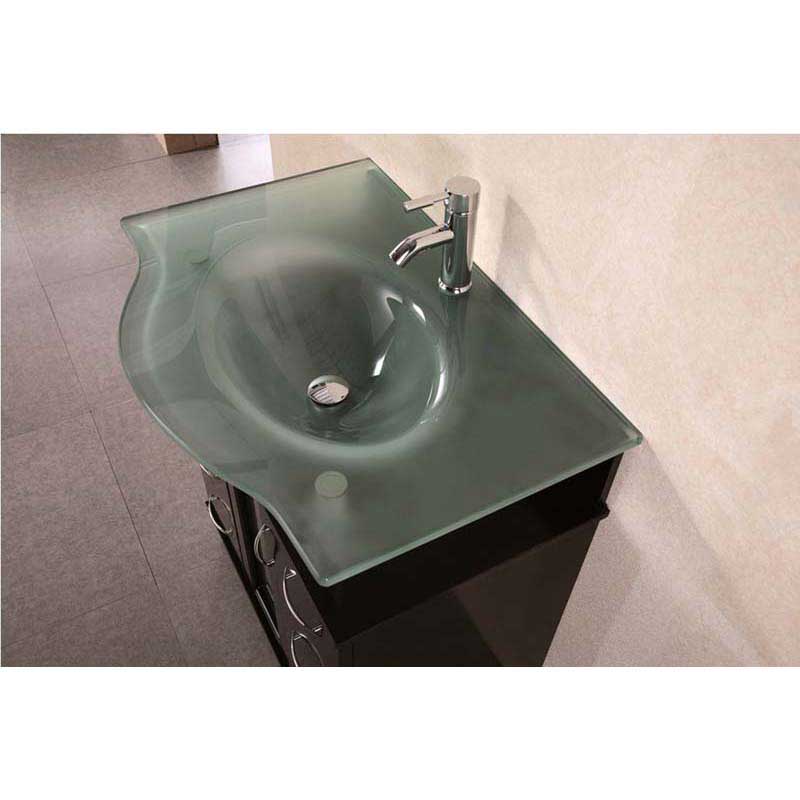 Design Element Huntington 30" Single Sink Vanity Set in Espresso 3