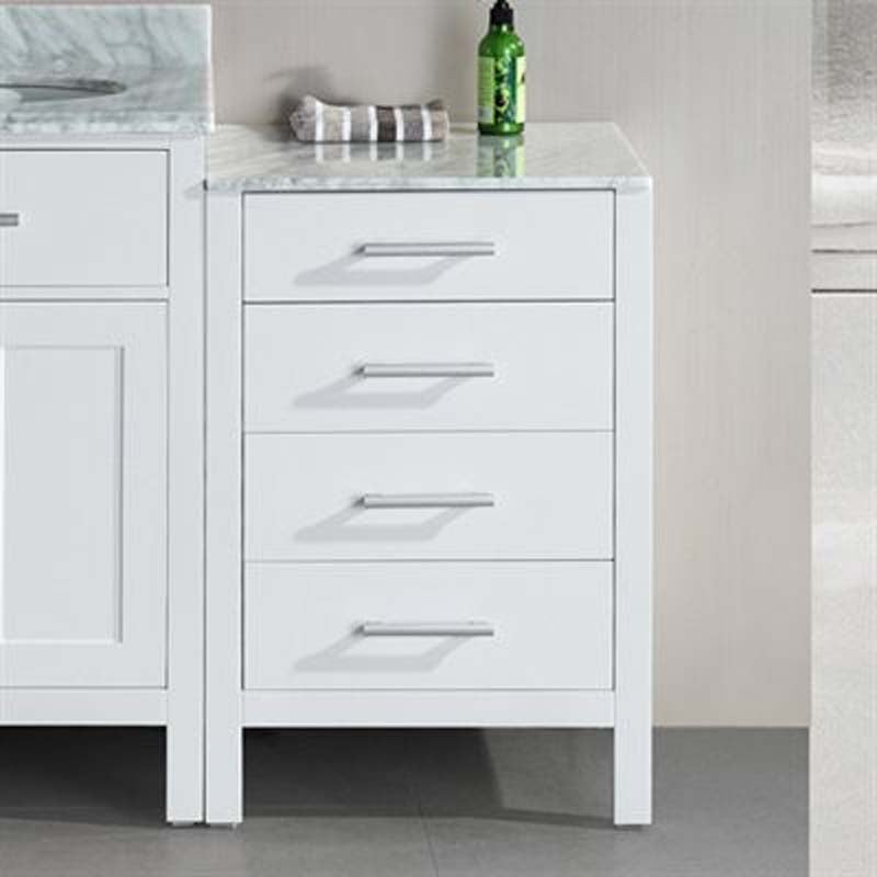 Design Element London 20" Cabinet in White