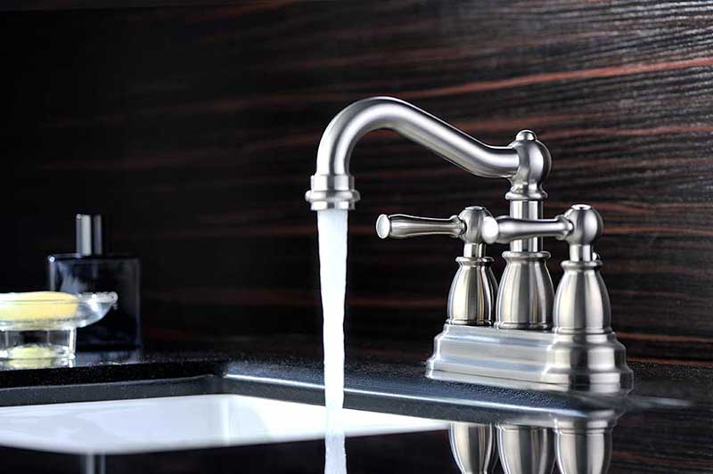 Anzzi Edge 2-Handle Bathroom Sink Faucet in Brushed Nickel 3