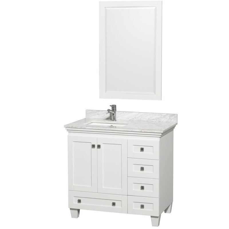 Wyndham Collection Acclaim 36" Single Bathroom Vanity - White WC-CG8000-36-WHT 2