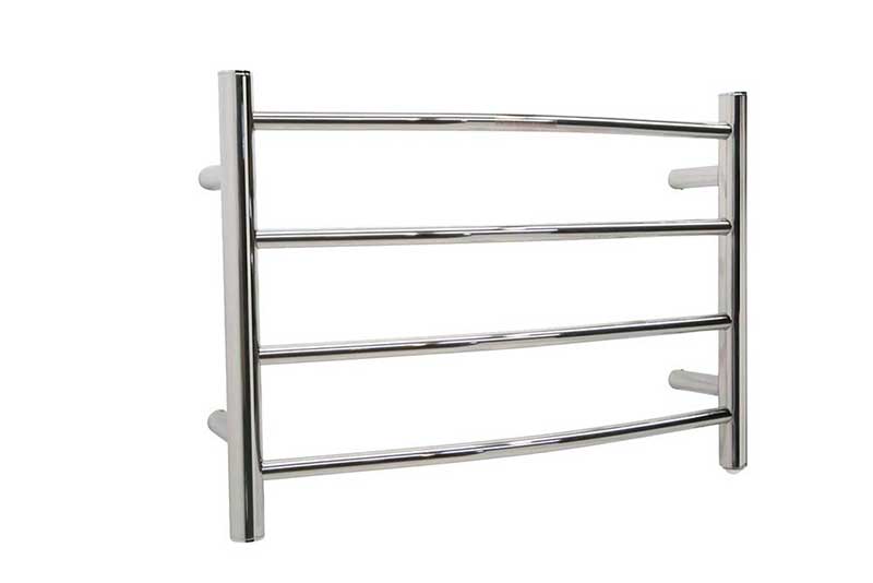 Anzzi Glow 4-Bar Stainless Steel Wall Mounted Electric Towel Warmer Rack in Polished Chrome