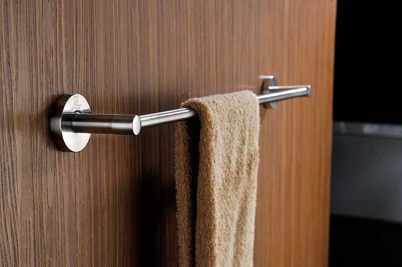 Anzzi Caster Series Towel Bar in Brushed Nickel 3