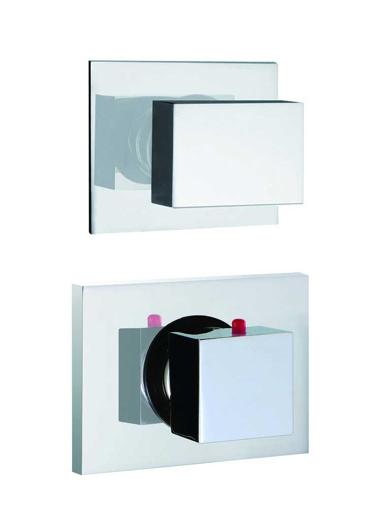Fima by Nameeks Brick Chic Built-In Thermostatic Valve Trim with One Volume Control Handle