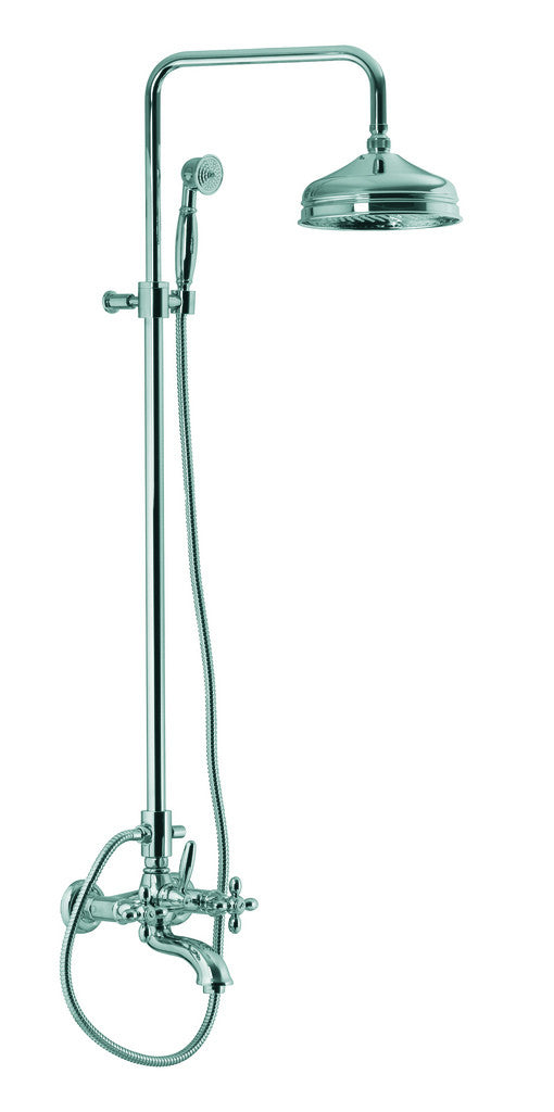 Fima by Nameeks Olivia Wall Mount Thermostatic Tub and Shower Faucet with Hand Shower