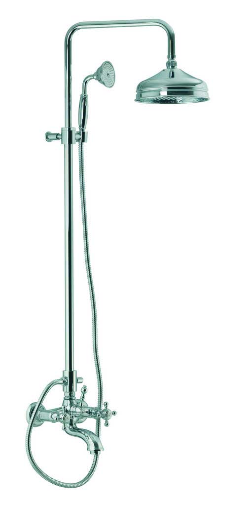 Fima by Nameeks Elizabeth Wall Mount Thermostatic Tub and Shower Faucet with Hand Shower